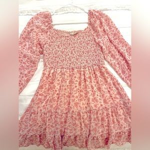 ALTARD state pink floral homecoming dress